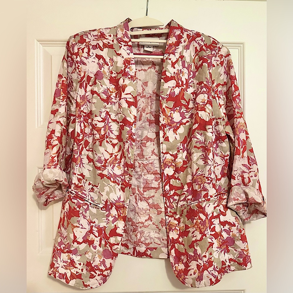 Linen Peck & Peck Spring or Summer Jacket